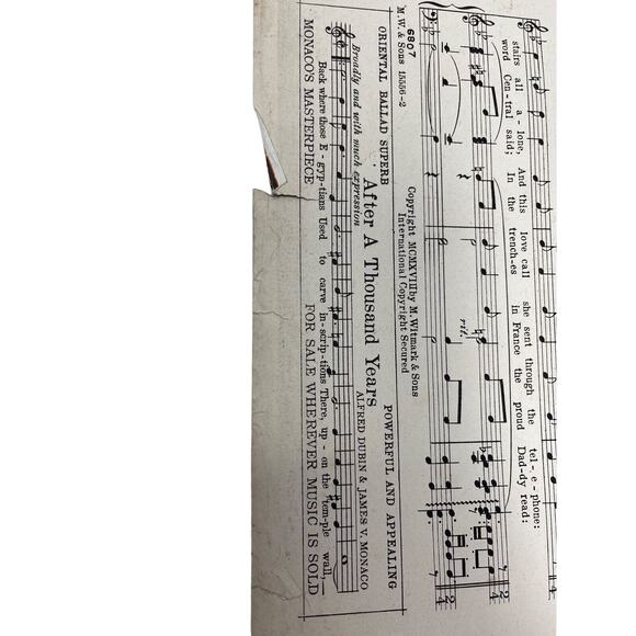 1918 We Want Our Daddy Dear Back Home Sheet Music Harry De Costa James Reilly - Picture 4 of 16